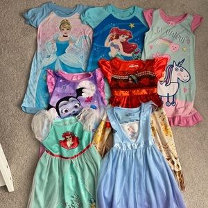 Set of 7 4T girls nightgown